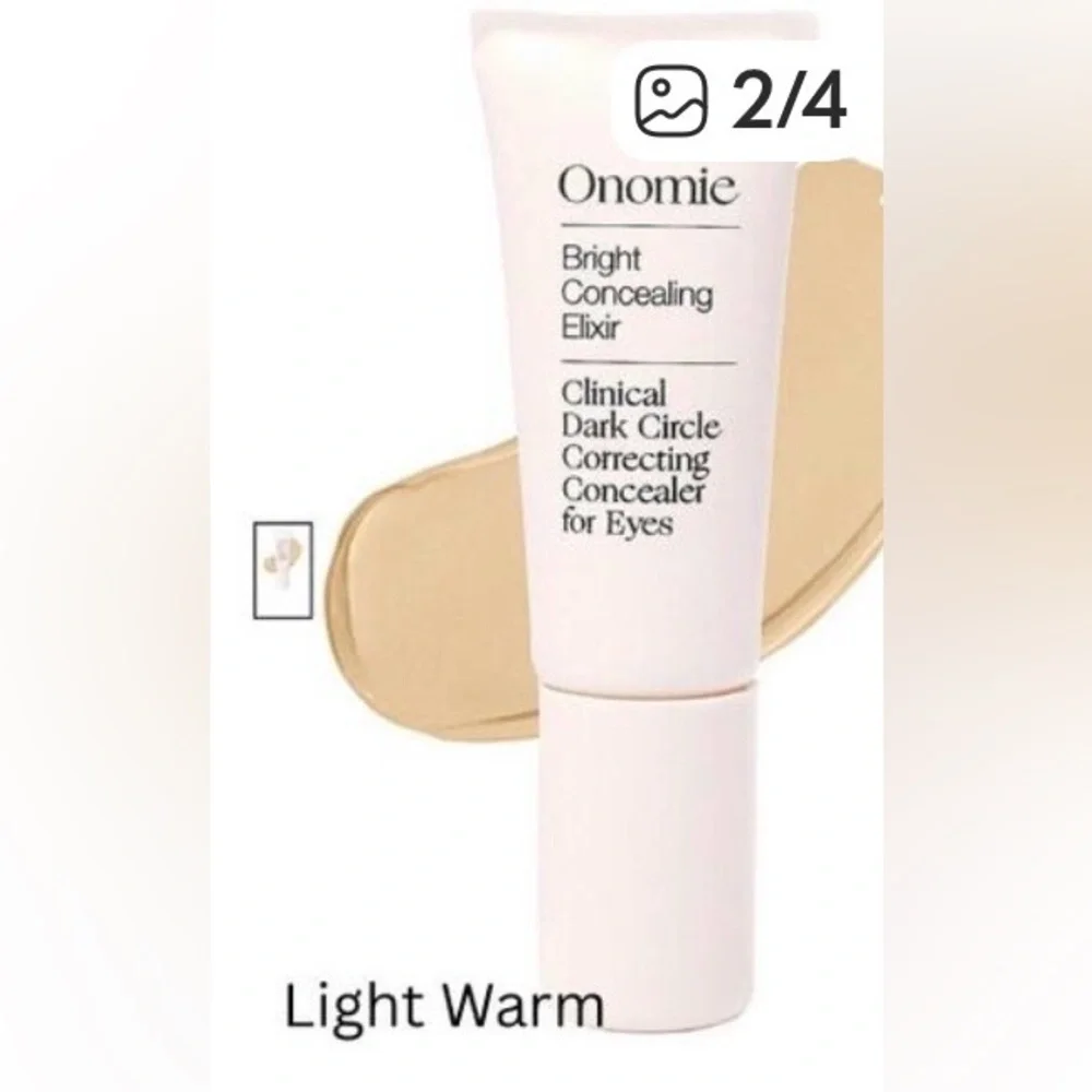 Onomie Bright Concealing Elixir — Dark Circle Concealer (Light Warm) 3 Tubes NIB